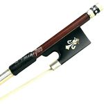 D Z Strad 201 Violin Bow Brazil Wood 4/4, Full Size with Ebony Frog