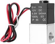 VOBOR Solenoid Air Valve, 2 Way Solenoid Valve Electric Solenoid Air Valve Normally Closed Pneumatic Solenoid Air Valve 12V DC
