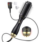 110~250V Dual Voltage Hair Dryer Brush for International Travel N2C