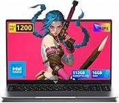 ACEMAGIC 15.6" FHD Laptop with 4 Core N150 Processor Up to 3.6GHz (Beat N100/N97/N5095) Laptops Computer,16GB DDR4 512GB SSD HD Notebook,Support WiFi 5,BT5, 3*USB3.2,TF,5000mAh Battery,Metal Shell