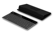 Adesso Compagno X Bluetooth Keyboard with Universal Case Stand for Windows 8 and Android, Aluminum (WKB-1000XB)