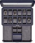 ROTHWELL 12 Slot Leather Watch Box 