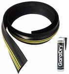 1” High Garage Door Threshold Seal Kit 10'3" Length | Flexible PVC | Complete Kit Includes 1 Adhesive | GaraDry