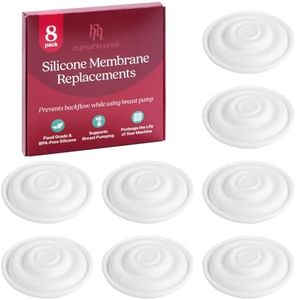 Nurse & Nourish [8 Pack] Membrane for Spectra Backflow Protector Replacement - Breast Pump Inserts for Spectra Replacement Pump Parts S1, S2, 9+ & for Maymom Converter & for Ameda MYA