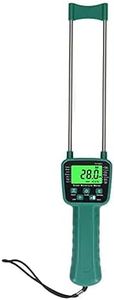 1 PCS Hay Moisture Tester Portable Hay Moisture Meter Digital Grain Moisture Meter with LCD Display for Cereal Straw,Soybean