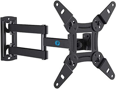 Full Motion TV Monitor Wall Mount Bracket Articulating Arms Swivel Tilt Extension Rotation for Most 13-42 Inch LED LCD Flat Curved Screen TVs & Monitors, Max VESA 200x200mm up to 44lbs by Pipishell