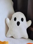 Tickles Halloween Special Ghost Soft Stuffed Plush Pillow Toy for Kids Boys & Girls (Size: 25 cm Color: White)