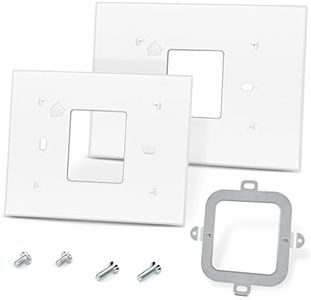 Thermostat Wall Plate for Honeywell - THP2400A1027W Wall Thermostat White Covers Assembly, Suitable for RTH9585WF RTH8560D TH9320wf5003 WiFi Smart Thermostat Back Plate