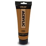 Zieler 120ml Acrylic Paints (Burnt Umber)