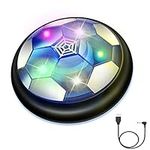 JRD&BS WINL Hover Soccer Ball Toys Rechargeable Floating Ball with Led Lights Football Game Gifts for Kids Age 3-15 Black