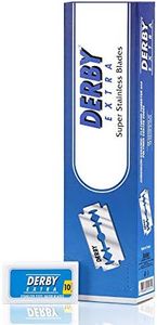 Derby 200 Cuchillas de Afeitar Doble Hoja, 10 Unidad (Paquete de 20), Blue Extra