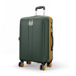 Safari Large Thorium Neo 8 Wheels Spinner 77cm Size Check-in Trolley Bag, Hard Case Polycarbonate, 360º Wheeling Luggage for Men & Women, Suitcase for Travel, Trolley Bags for Travel, Dusk Green