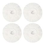 4 Pack Spin Mop Replacement Head fo