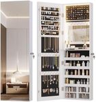 Vlsrka 47.2" LED Jewelry Mirror Cab