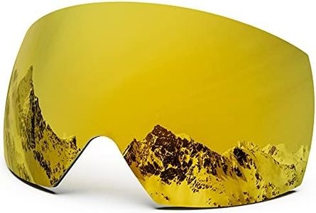 MAXJULI Ski Goggles M6 Magnetic Replacement Lens Only(Yellow Lens)