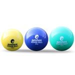 omtex Weighted Balls for Power Hitting, Batting and Pitching Training Suitable for Teenager & Athlete, Build Strength and Muscle, Improve Technique and Form - Multicolor Combo Pack of 3