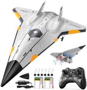 DEERC RC Plane for Adults,4CH EDF Remote Control Airplane Twin Ducted Fans