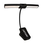 LNSTUDIO Rechargeable 18 LED Eye-Care Book Light, Clip On Music Stand Light/Orchestra Lamp-2 Levels Brightness - No Flicker, Fully Adjustable