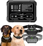 Pawious Wireless Dog Fence - High Precision Containment System for Up to 1 Acre, Indoor & Outdoor, Medium to Large Dogs 6-23in, Rechargeable, Waterproof - Real-Time Distance Monitoring - 2 Dog Set