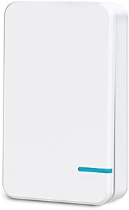 Thinkbee Wireless Lights Switch Mini, No Wiring, Outdoor 1969ft Indoor 328ft Remote Control Lighting Fixture for Led Light, Ceiling Lights and Lamps, Work with Receiver(Switch Only)