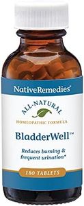 Native Remedies BladderWell Tablets - Natural Homeopathic Formula for Burning and Frequent Urination - Supports Bladder Health - 180 Tablets