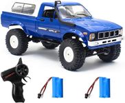 Mostop RC Crawler Truck 4x4 Offroad Rock Crawler Waterproof, Throttle & Steering Control Pickup Truck 2.4Ghz Remote Control Truck with Light, Hobby Toy RC Car Gift for Kids Adults