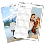 Personalised Photo Calendar A4 | Wall Calendar | Wall Planner | Personalise with your own Photos | Notes Design