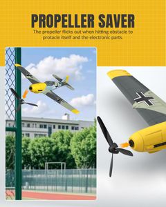 VOLANTEXRC BF-109 RC Plane – 4CH Remote Control Aircraft