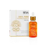 SESA Kumkumadi Face Oil 15ml for Radiant& Glowing Skin | Made with 100% Pure Kumkumadi Tailam | Repairs Dull & Damaged Skin | Provides Deep Moisturization | | Dermatalogially Tested | Suitable for all Skin Types