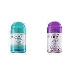 Godrej aer matic, Automatic Air Freshener Spray Refill Pack - Cool Surf Blue (225 ml) & Violet Valley Bloom (225 ml)