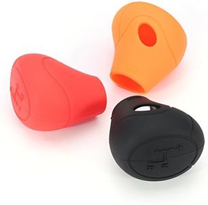 JenNiFer Para Benz Smart Fortwo 2009-2014 Silicona Gear Pomo Cubierta Cambio Guante Piel Caso Protector - Rojo