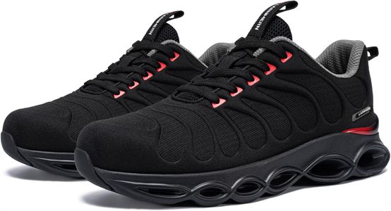 LARNMERN Steel Toe Safety Trainers, Men’s Work Shoes, Size 10 UK