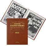 Historic Newspapers - Personalised Rugby Union Newspaper History Book - Sports Fan Gift - History Told Through Newspaper Coverage - Name Gold Foil Embossed On Cover (England International)