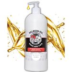 32 oz Salmon Oil for Dogs & Cat's, 100% Pure Atlantic Salmon Oil, Supplemental Fish Oil for Healthy Dog's Coats, Omega 3 Dog Fish Oil Liquid for Coats and Itchy Dry Skin, Helps with HIPS & Joints.