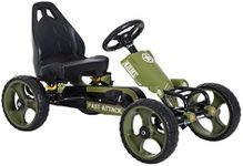 HOMCOM Kids Children Pedal Go Kart Ride On Racer Braking System Adjustable Seat Green