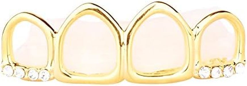 4 denti oro grill – Taglia unica – Hollow top