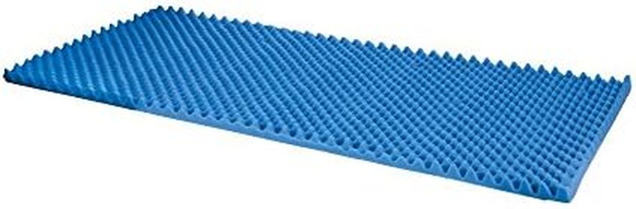 DMI Foam Mattress Topper, Egg Crate Foam Pad, Mattress Pad and Bed Topper for Support, Air Circulation, Pressure Relief and Weight Distribution, Hospital Size Mattress, 33 x 72 x 2