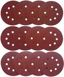 Aewio 5 inch 8 Holes Sanding Discs 40 60 80 100 120 150 180 240 320 400 600 800 Sandpaper for Random Orbital Sanders (60 Pcs 12 Kind #40-#800)