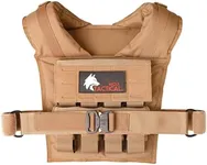 WOLF TACTICAL Weighted Training Vest - Weighted Vest Men Strength Training Weight Vests Workout Vest Weight Vest for Men (Tan, 35 LB)