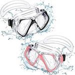 2 Pieces Swim Mask Diving Goggles N