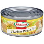 Hormel Chunk Breast of Chicken,Premium No Salt Added, 5-Ounce Cans (Pack of 12)