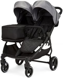 Ickle Bubba Poussette Double Venus Prime (Gris de l'espace)