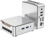 KAMRUI Essenx E2 N150 Mini Pc, Micro pc 16GB DDR4 512GB SSD Mini Computers, Twin Lake-N N150 (Βeat N100, up to 3.6GHz), HDMI+DP1.4 Dual 4K UHD,Gigabit Ethernet,WiFi,BT/Home/Office