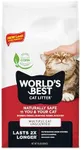 Kent Pet Group 62100615: World's Best Cat Litter Multiple Cat Unscented Cat Litter, 15 Lbs