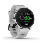 Garmin Forerunner 745 Lightweight GPS Running and Triathlon Smartwatch, Multisport Profile, Advanced Training Features, Music Storage, Safety and Tracking Features, Up to 7 days Battery Life, White