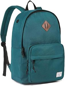 Kasqo - Mochila escolar ligera clásica de 17 pulgadas, resistente al agua, para hombres, mujeres, adolescentes, niñas y niños, forro polar verde con licencia oficial de star wars silent one crew.
