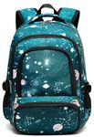 Kids Backpack for Teenage Girls Elementary School Bags High School Bookbags Teenagers (Cyan)