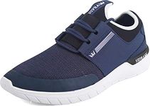 Supra - Mens Flow Run Running Shoes, 9 UK, Navy/White