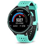 Garmin, Forerunner 235, Watch, Watch Color: Black/Frost Blue, Wristband: Frost Blue - Silicone, 010-03717-48