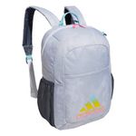 adidas Ready Backpack, Stone Wash White/Bliss Pink/Bliss Blue, One Size, Ready Backpack